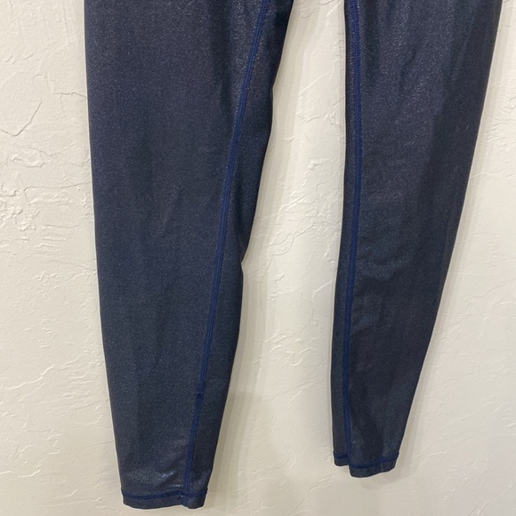 Zyia blue metallic leggings size 2 - Picture 5 of 11